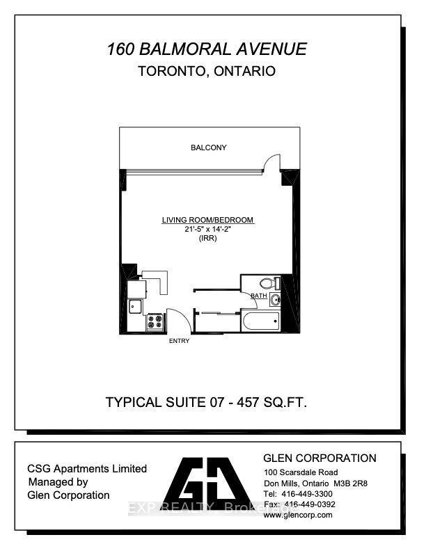 160 Balmoral Avenue 1007, Toronto, ON M4V 1J7 photo 4