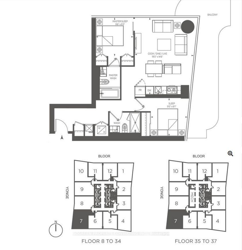 1 Bloor Street E 1807, Toronto, ON M4W 0A8 photo 2