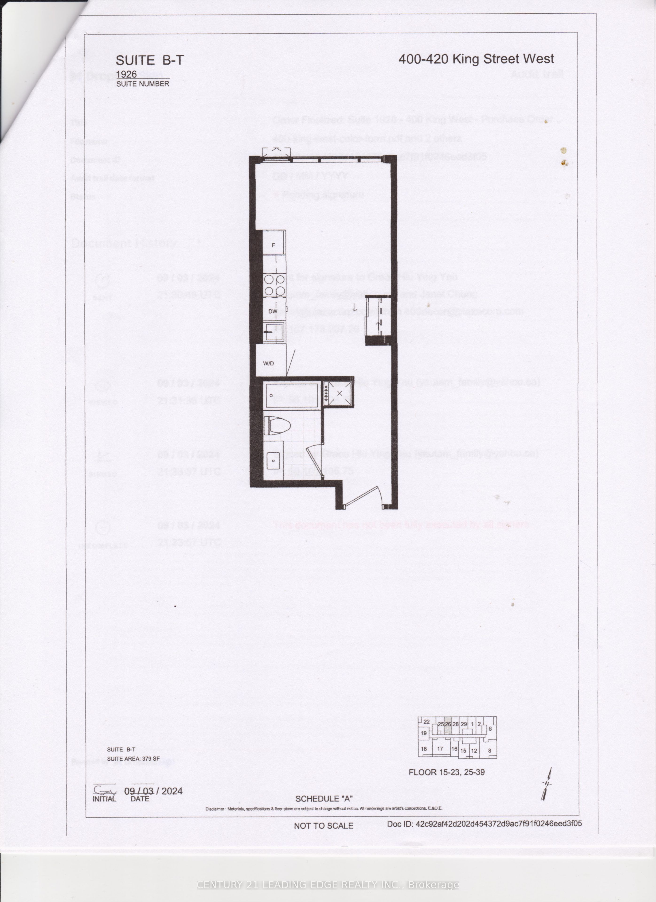 400 King Street W 1926, Toronto, ON M5V 0X8