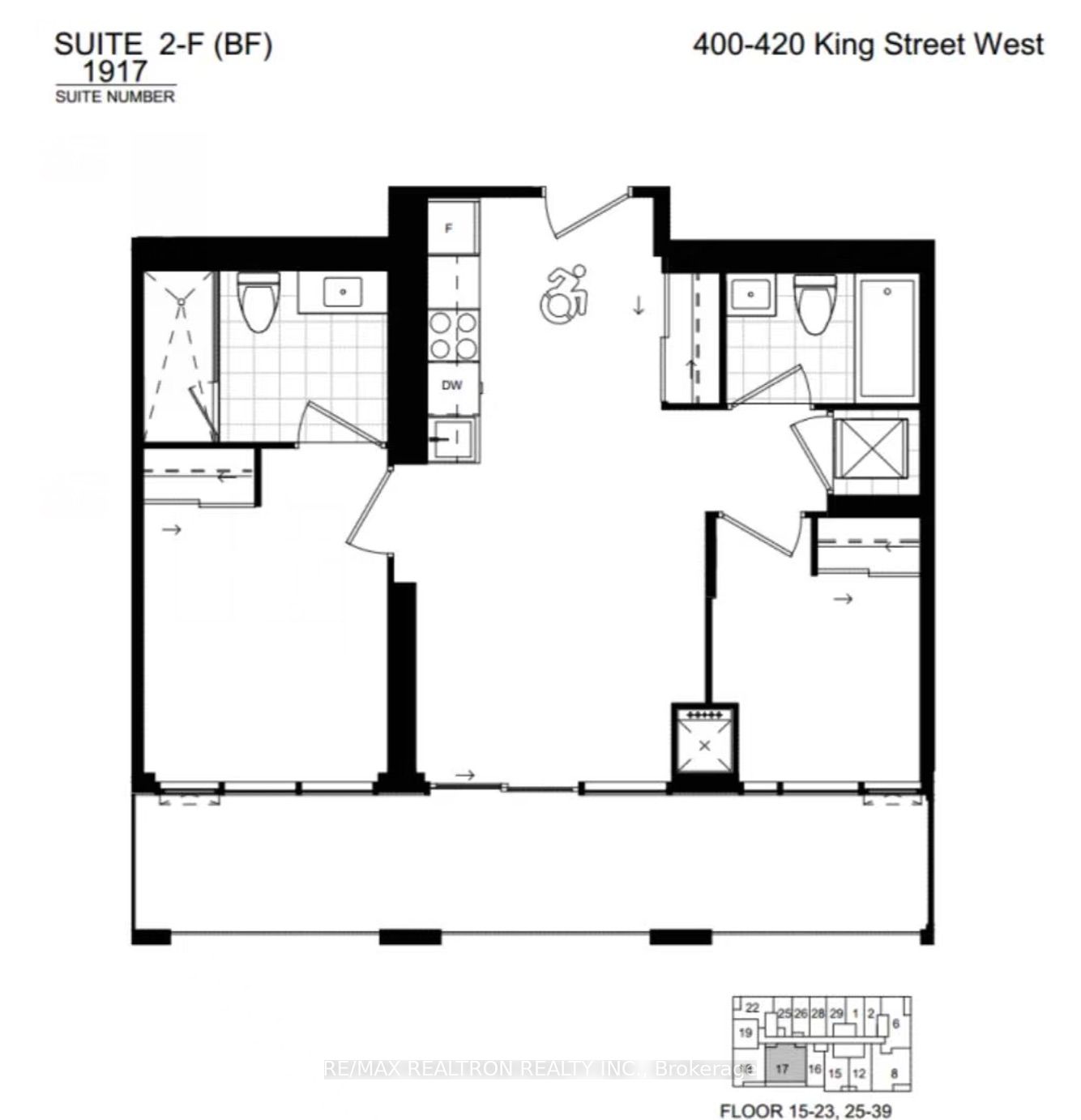 400 King Street W 1917, Toronto, ON M5V 1K2