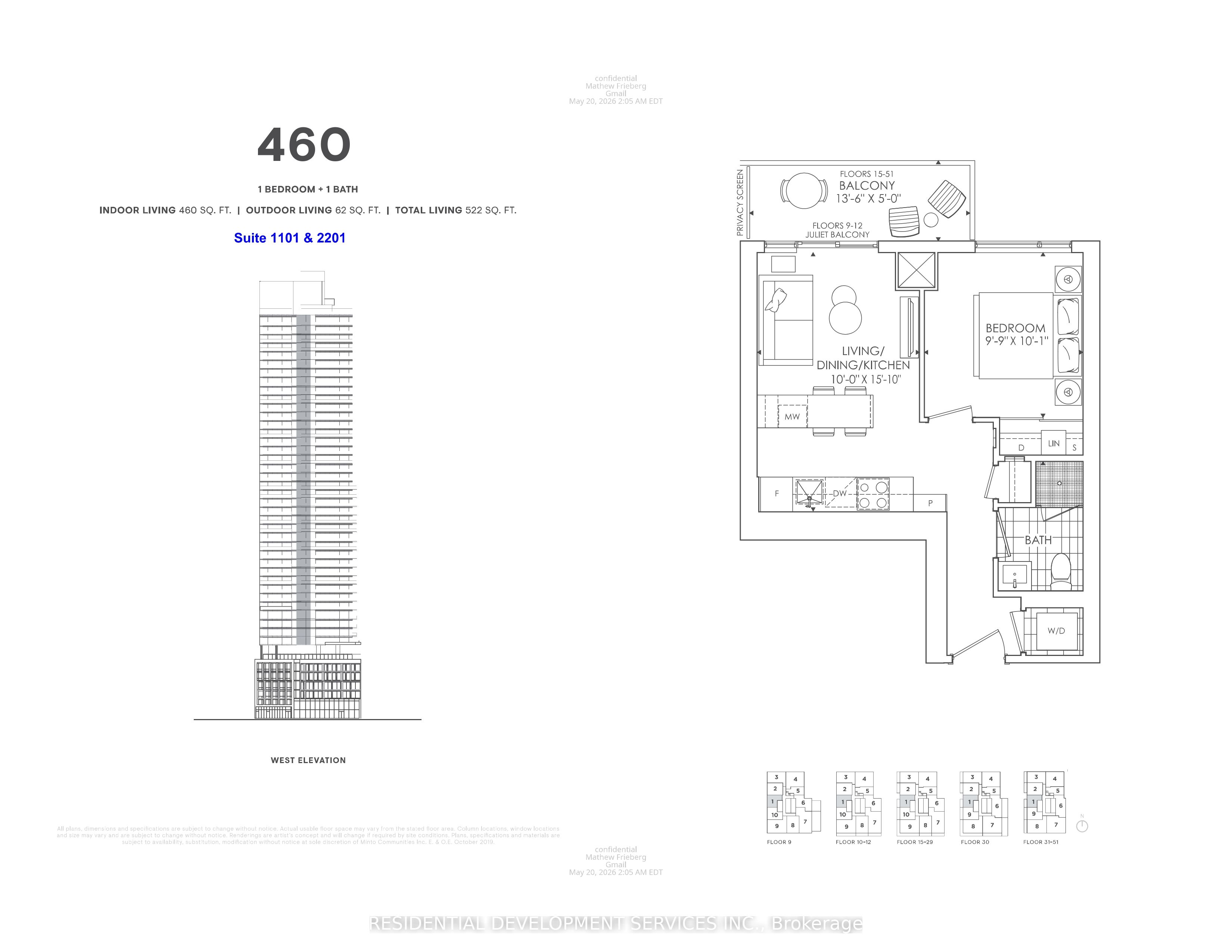 89 Church Street 1101, Toronto, ON M5C 0B7