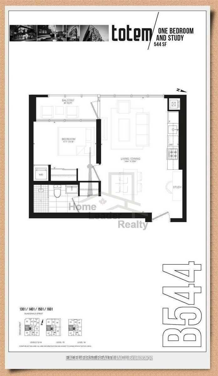 17 Dundonald Street 1401, Toronto, ON M5V 2G4 photo 2