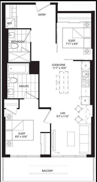 20 Edward Street 2106, Toronto, ON M5G 1C9 photo 4