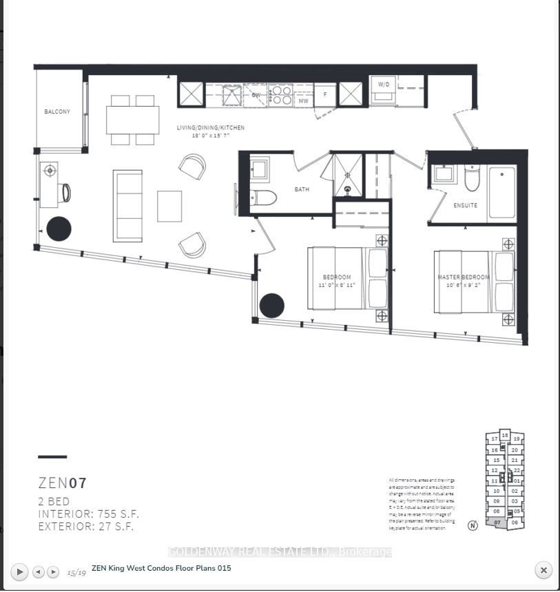 19 Western Battery Road 707, Toronto, ON M6K 3S4 photo 2