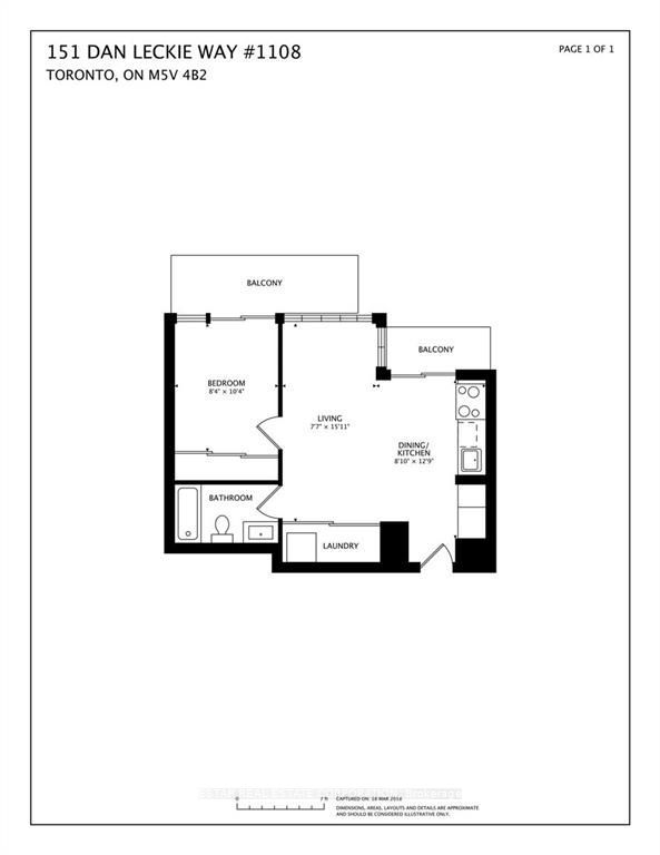 151 Dan Leckie Way 1108, Toronto, ON M5V 4B2 photo 3
