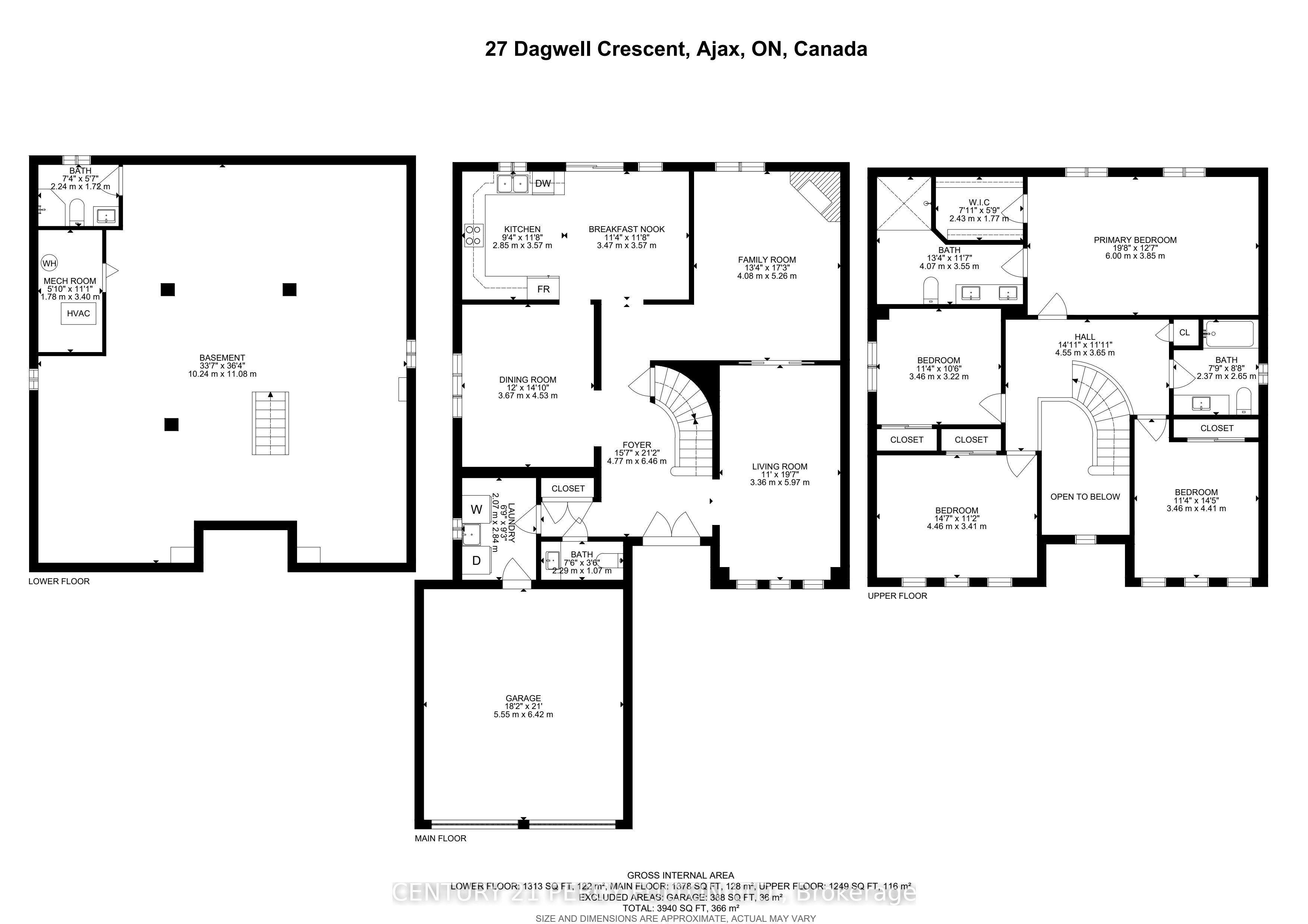 27 Dagwell Crescent, Ajax, ON L1T 3M8 photo 5