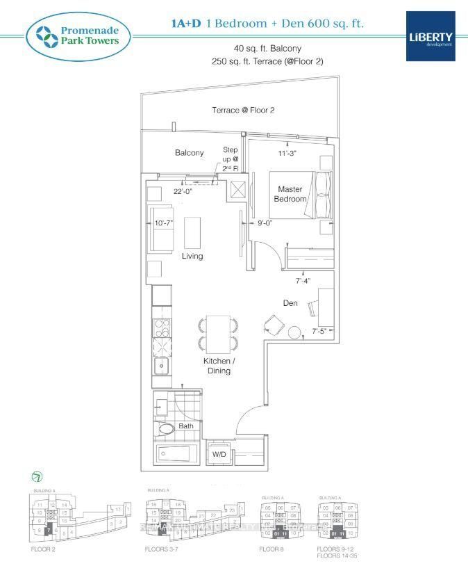 30 Upper Mall Way 1701A, Vaughan, ON L4J 0L7 photo 2
