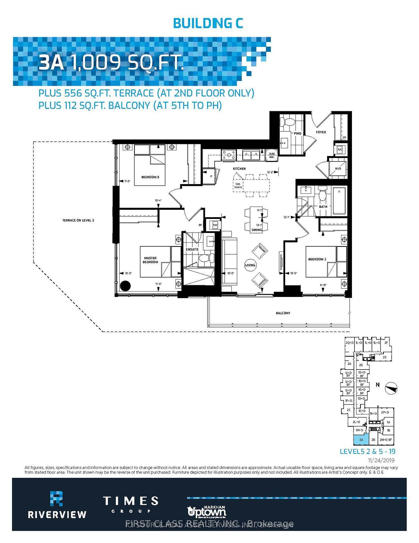 38 Water Walk Drive 707, Markham, ON L3R 6M8 photo 2