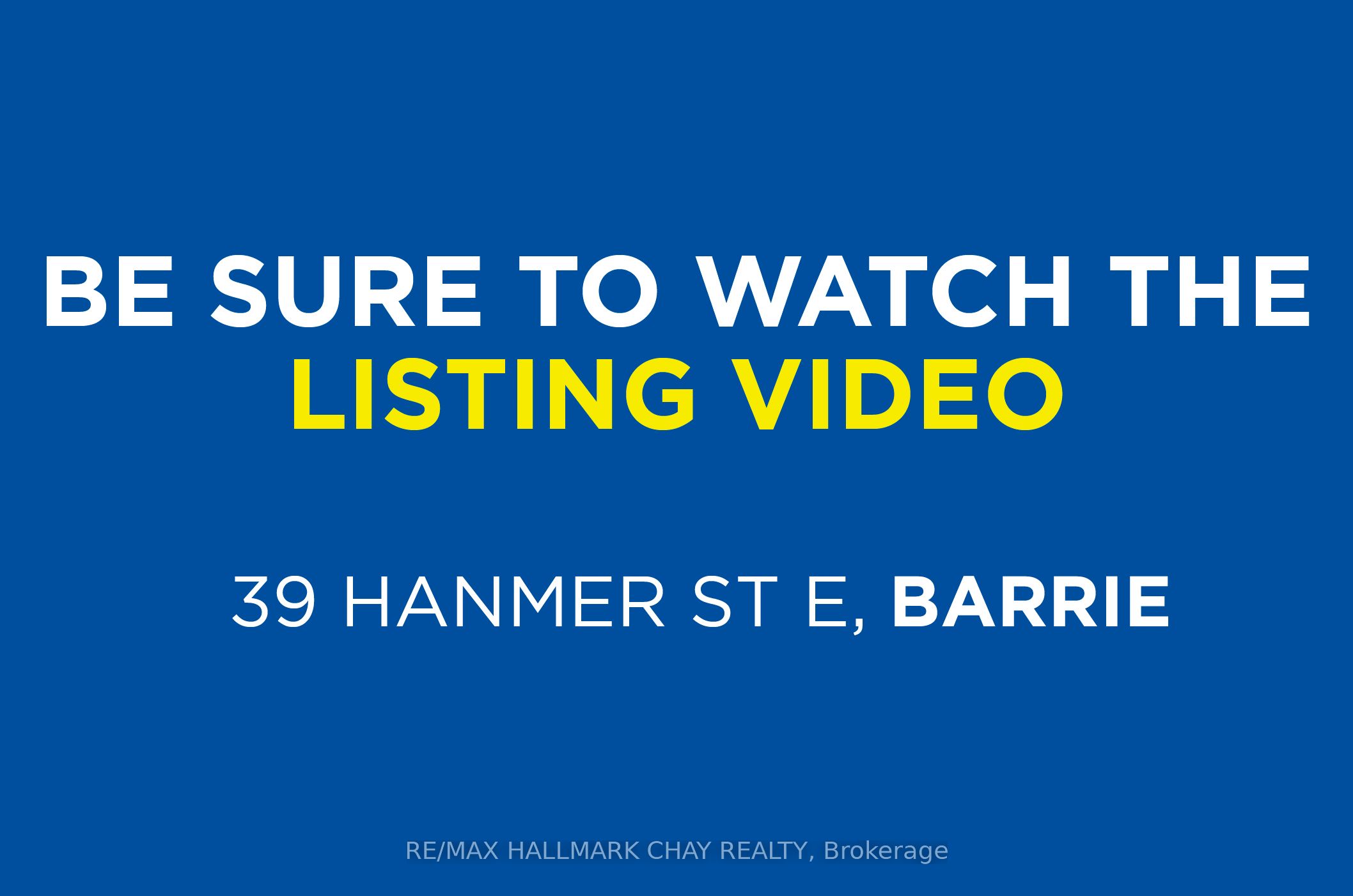 39 Hanmer Street E, Barrie, ON L4M 6V3