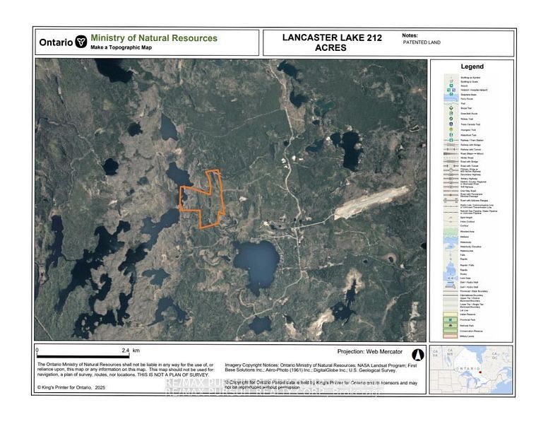 no road LANCASTER LAKE VACANT LAND N/A, Kirkland Lake, ON P2N 3J1