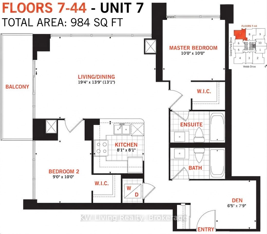 3975 Grand Park Drive 2807, Mississauga, ON L5B 0K4 photo 5