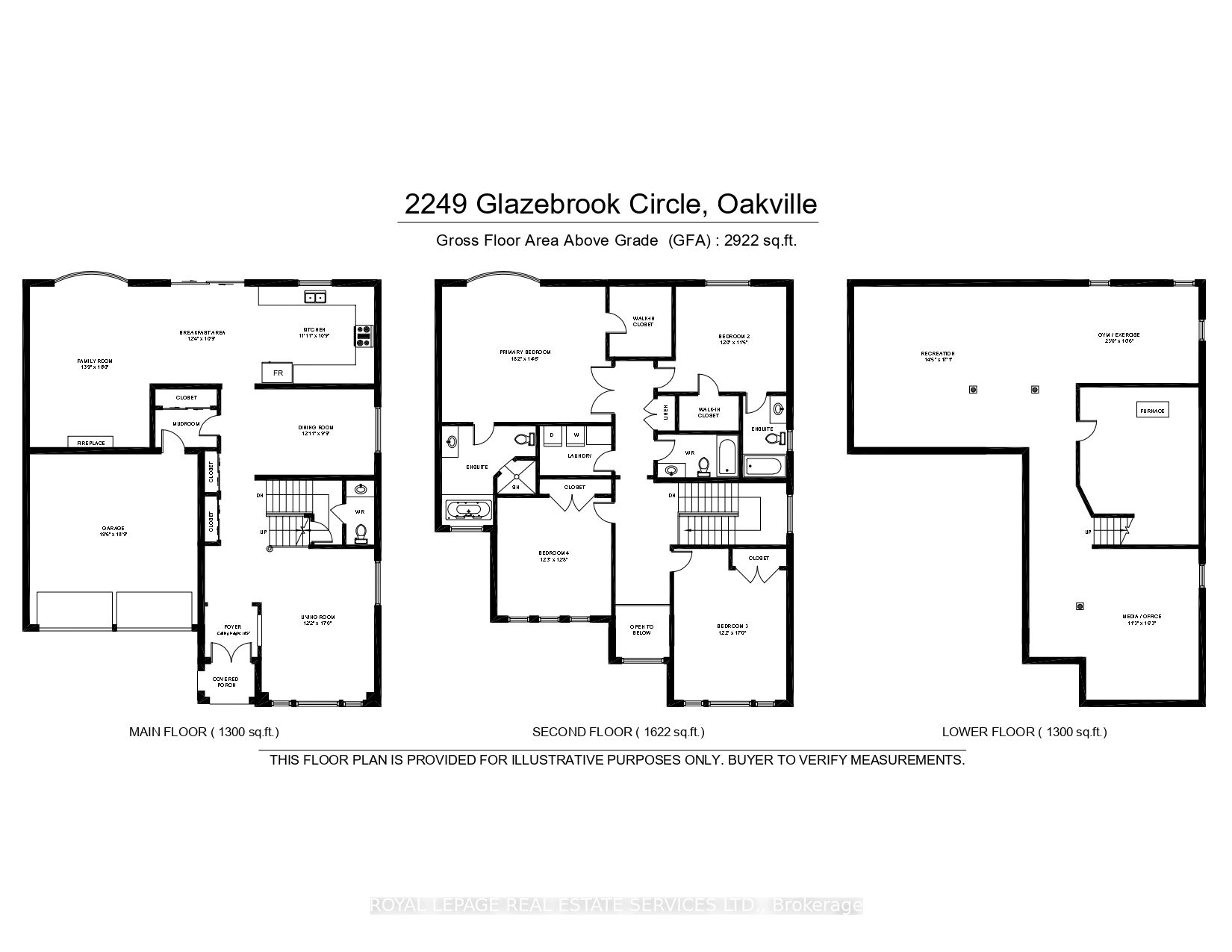 2249 Glazebrook Circle, Oakville, ON L6M 5B5
