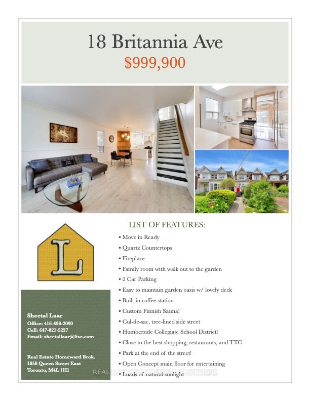 18 Britannia Avenue, Toronto, ON M6N 3T7 photo 2