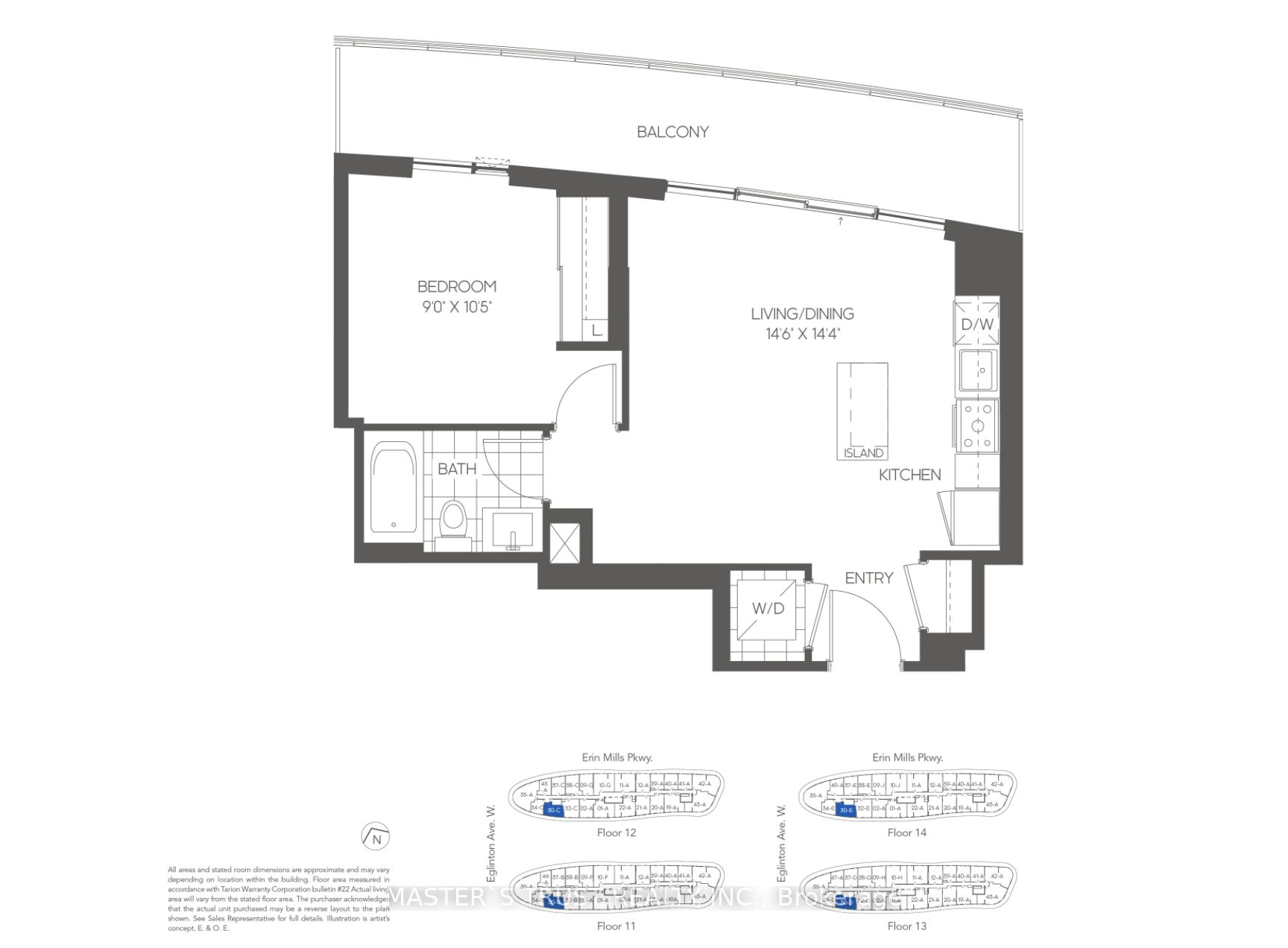 2520 Eglinton Avenue W 1804, Mississauga, ON L5M 0Y4 photo 2