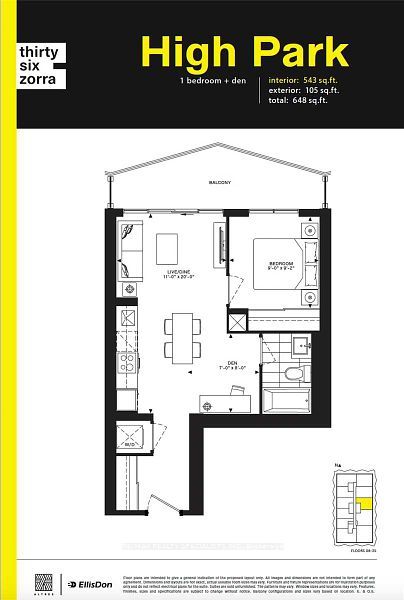 36 Zorra Street 1106, Toronto, ON M8Z 4Z7 photo 2