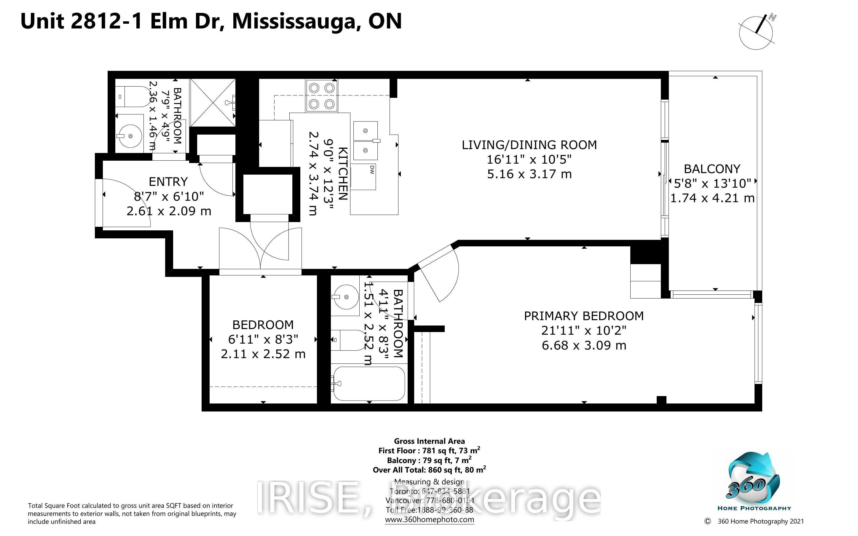 1 Elm Drive W 2812, Mississauga, ON L5B 4M1