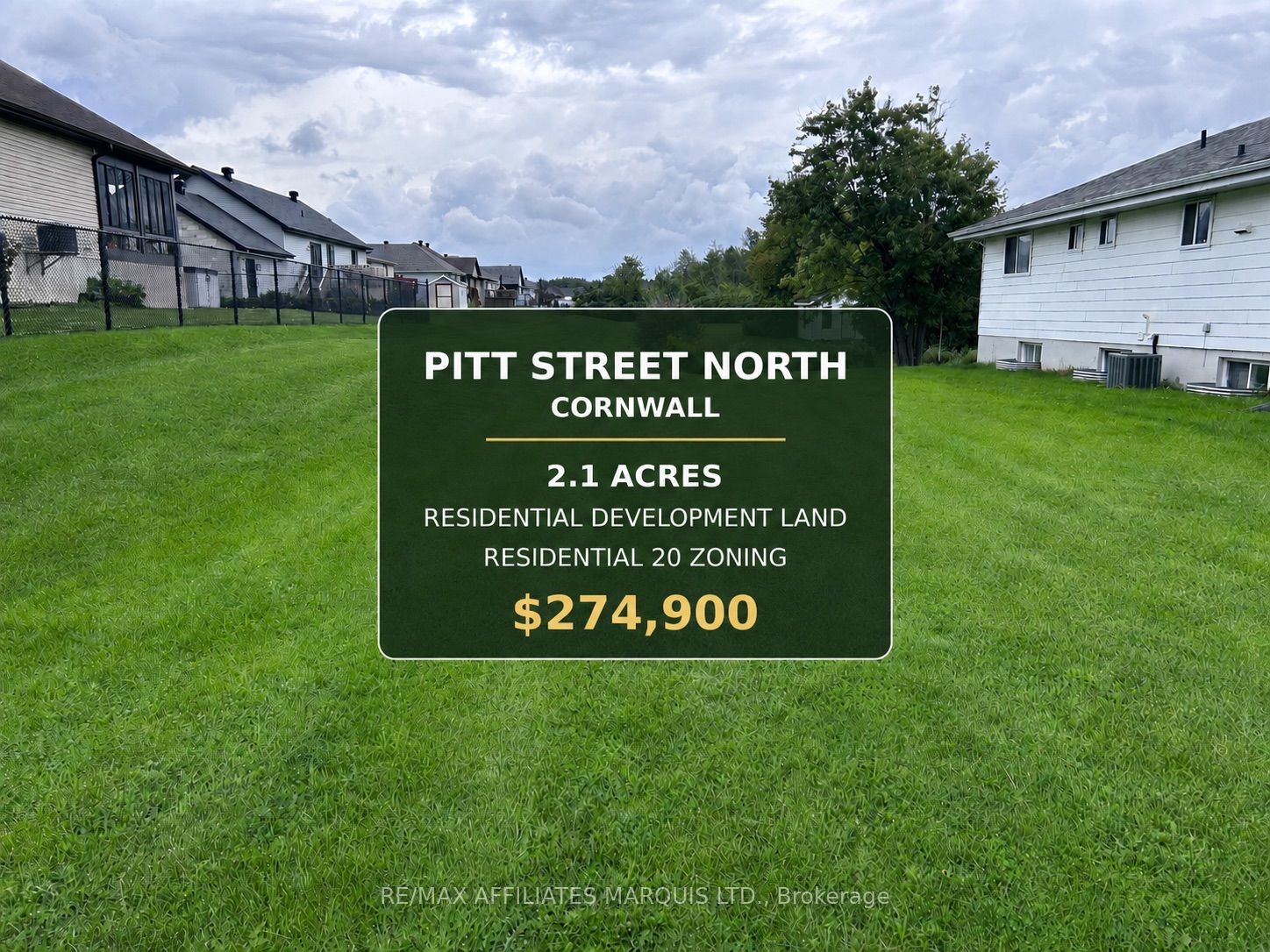 LOT Pitt Street, Cornwall, ON K6K 1A4