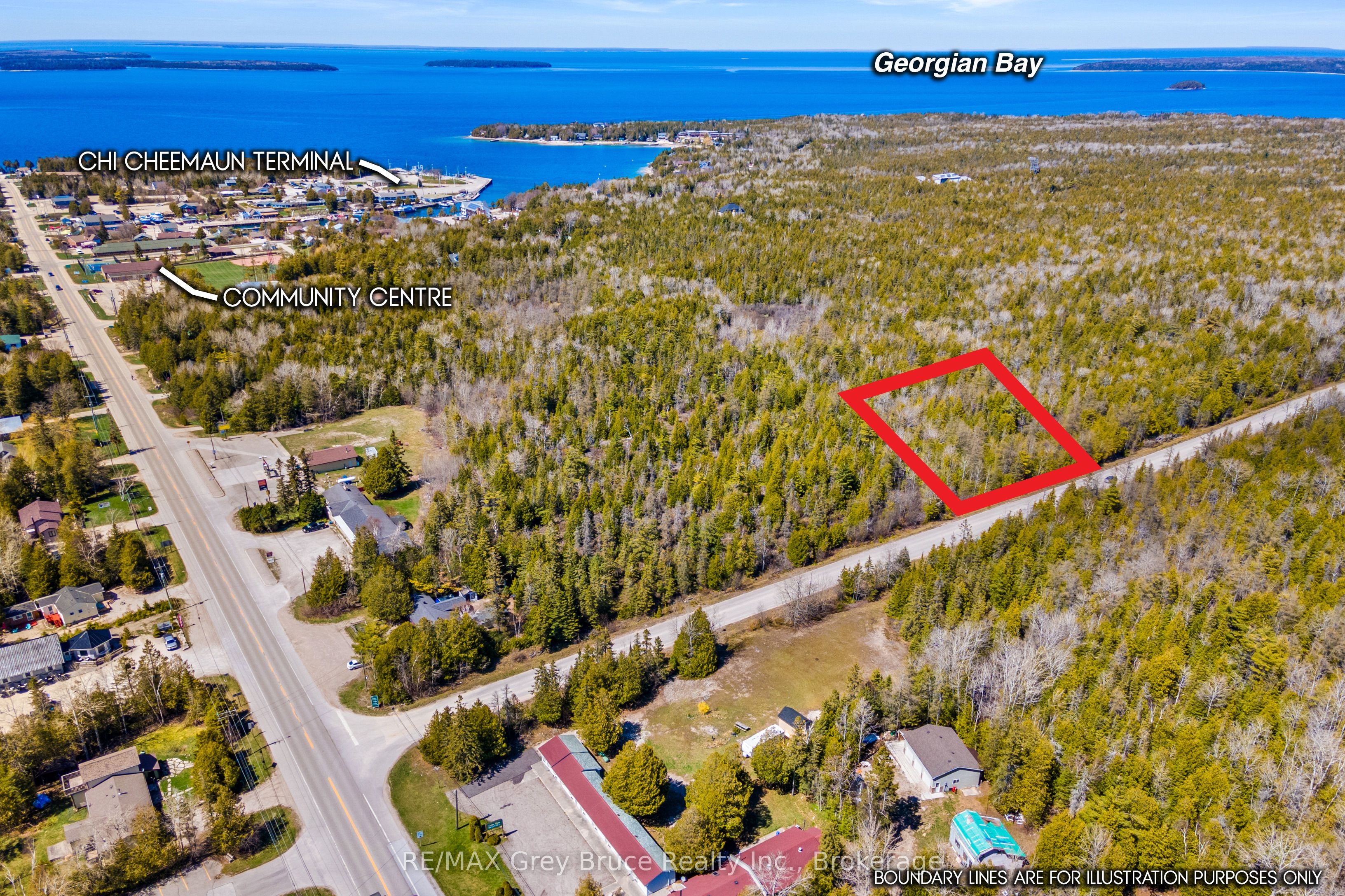 Part Fm Lot 4 Chi Sin Tib Dek Road, Northern Bruce Peninsula, ON N0H 2R0 photo 2