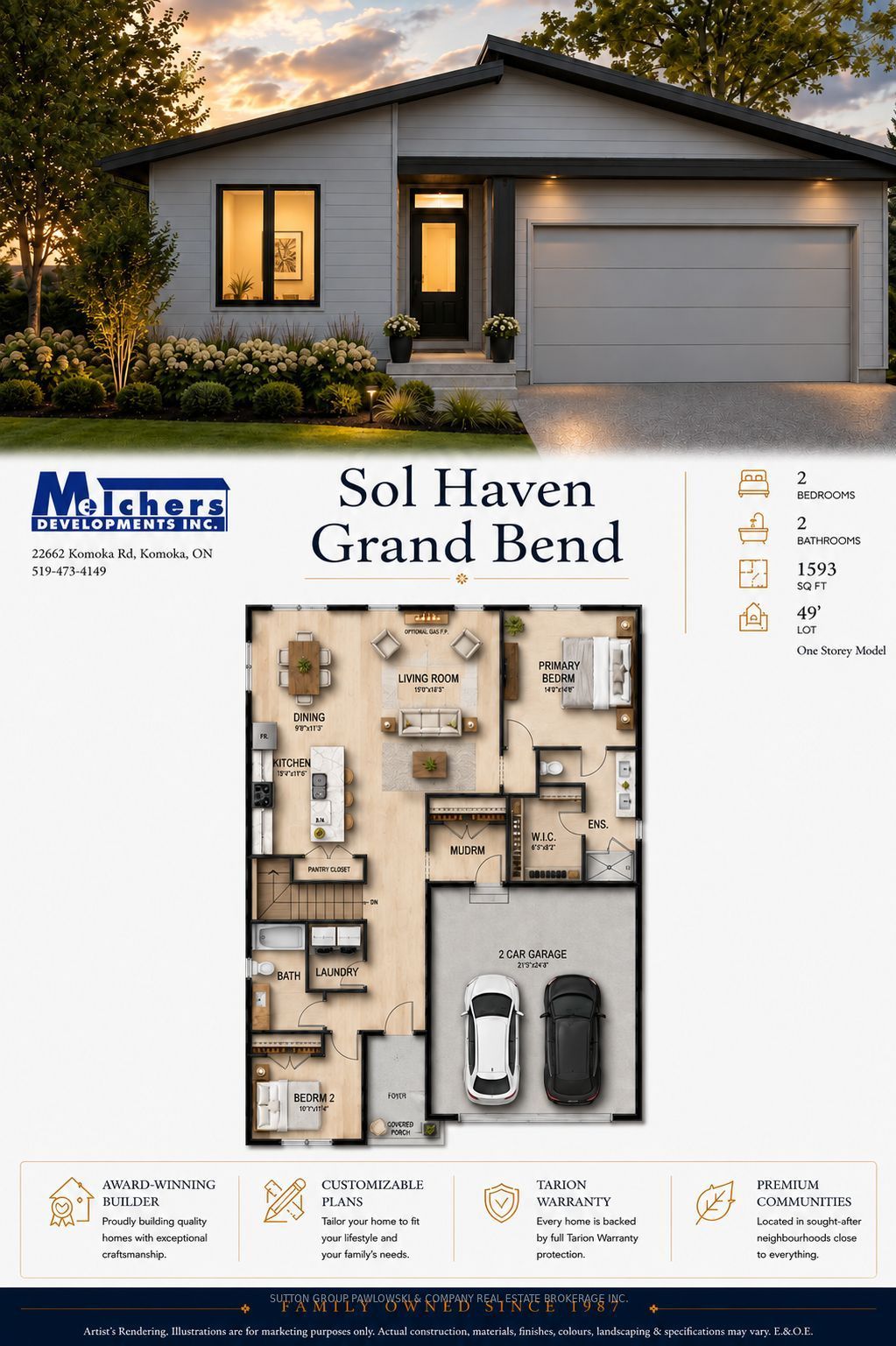 87 Dearing Drive Lot #25, South Huron, ON N0M 1T0 photo 3