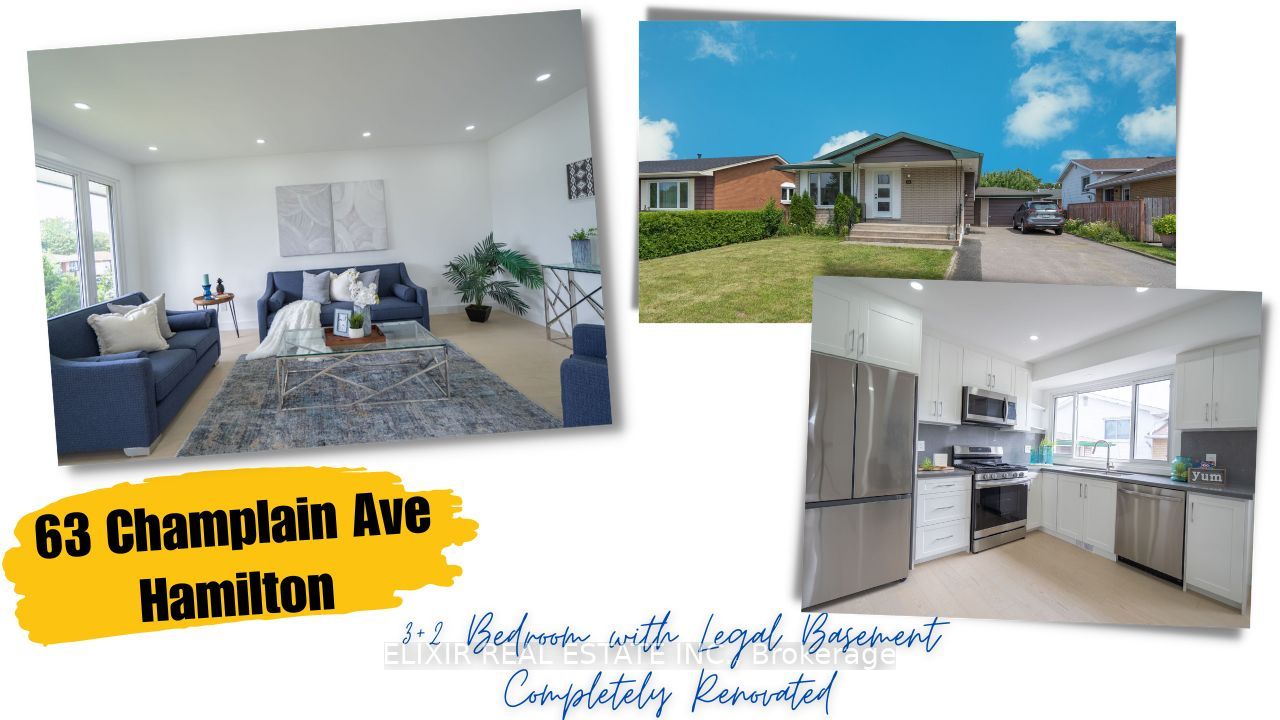 63 Champlain Avenue, Hamilton, ON L8G 2H5