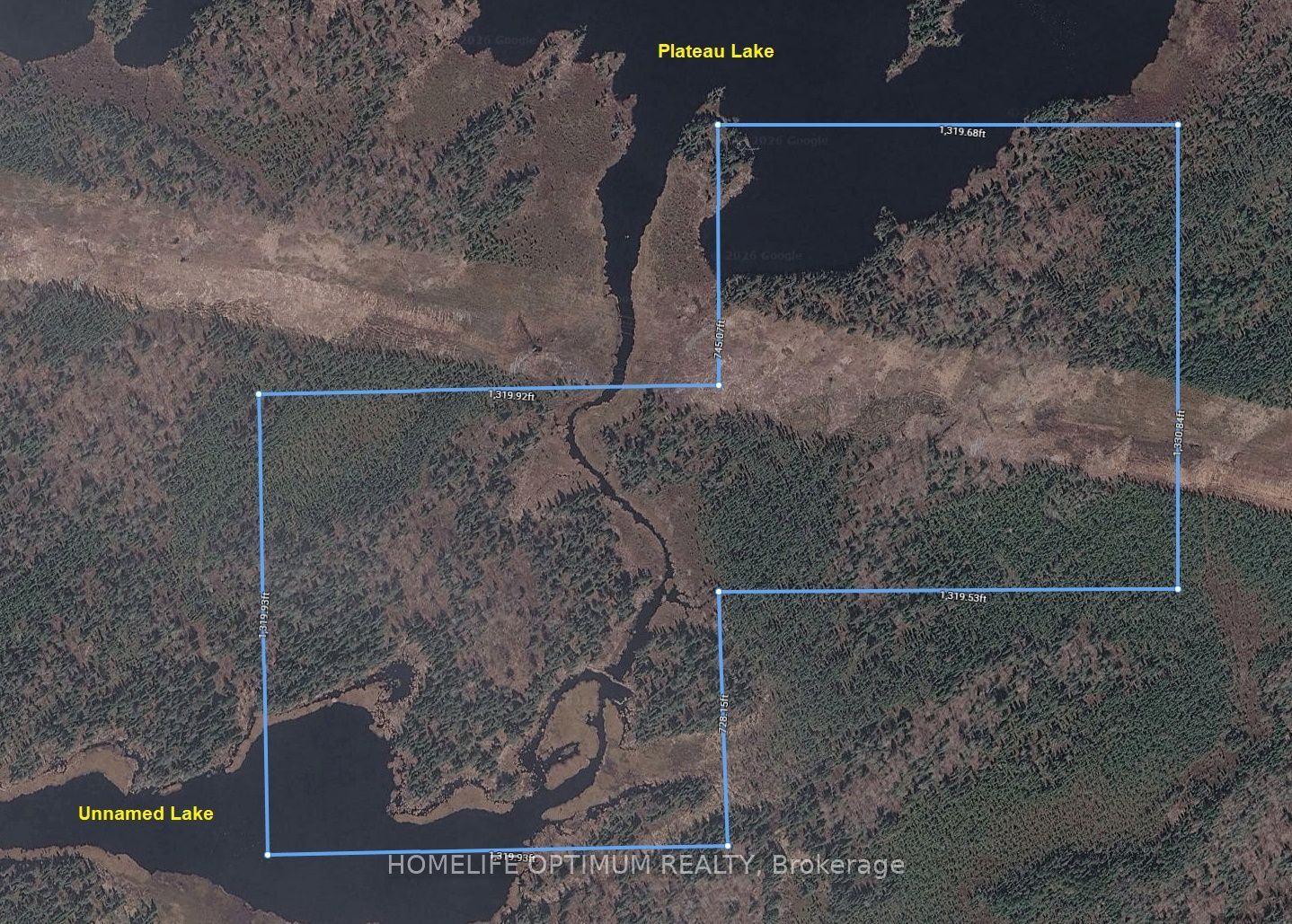 72 acres Plateau Lake, Rainy River Remote Area, ON P0T 1C0