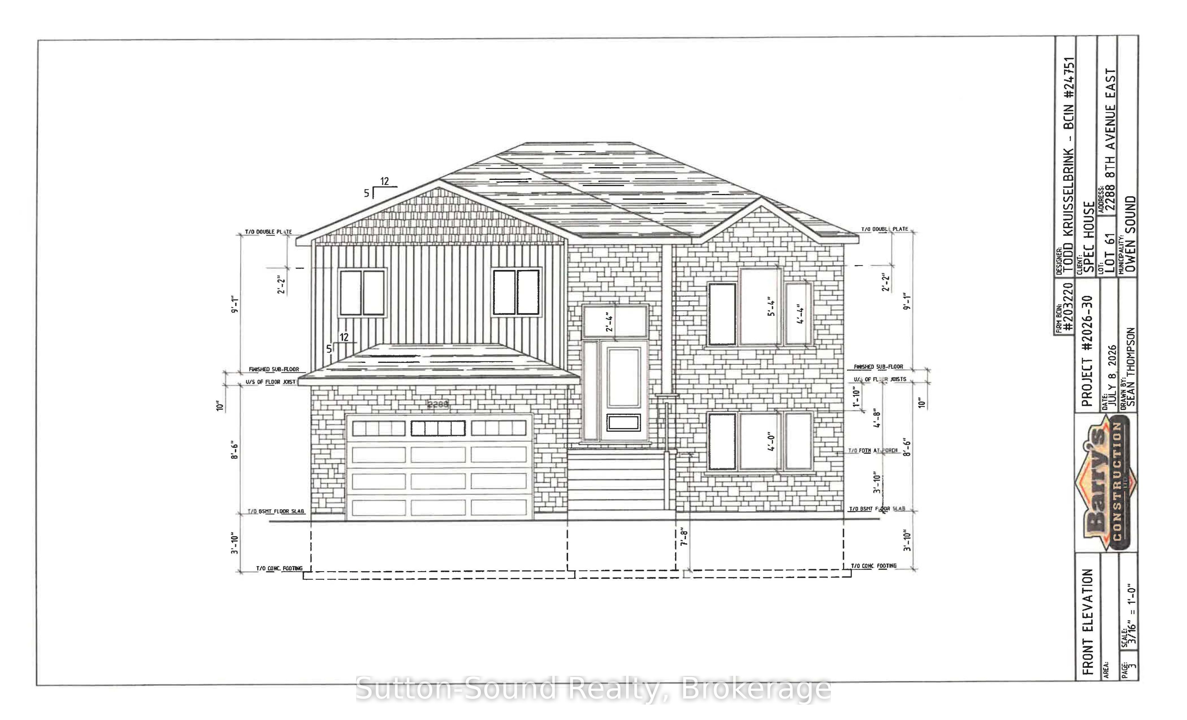 2288 8Th Avenue E, Owen Sound, ON N4K 6X1