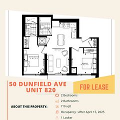 50 Dunfield Avenue 1820, Toronto, ON M4S 0E4