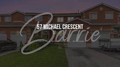 57 Michael Crescent, Barrie, ON L4M 6Z2