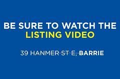 39 Hanmer Street E, Barrie, ON L4M 6V3